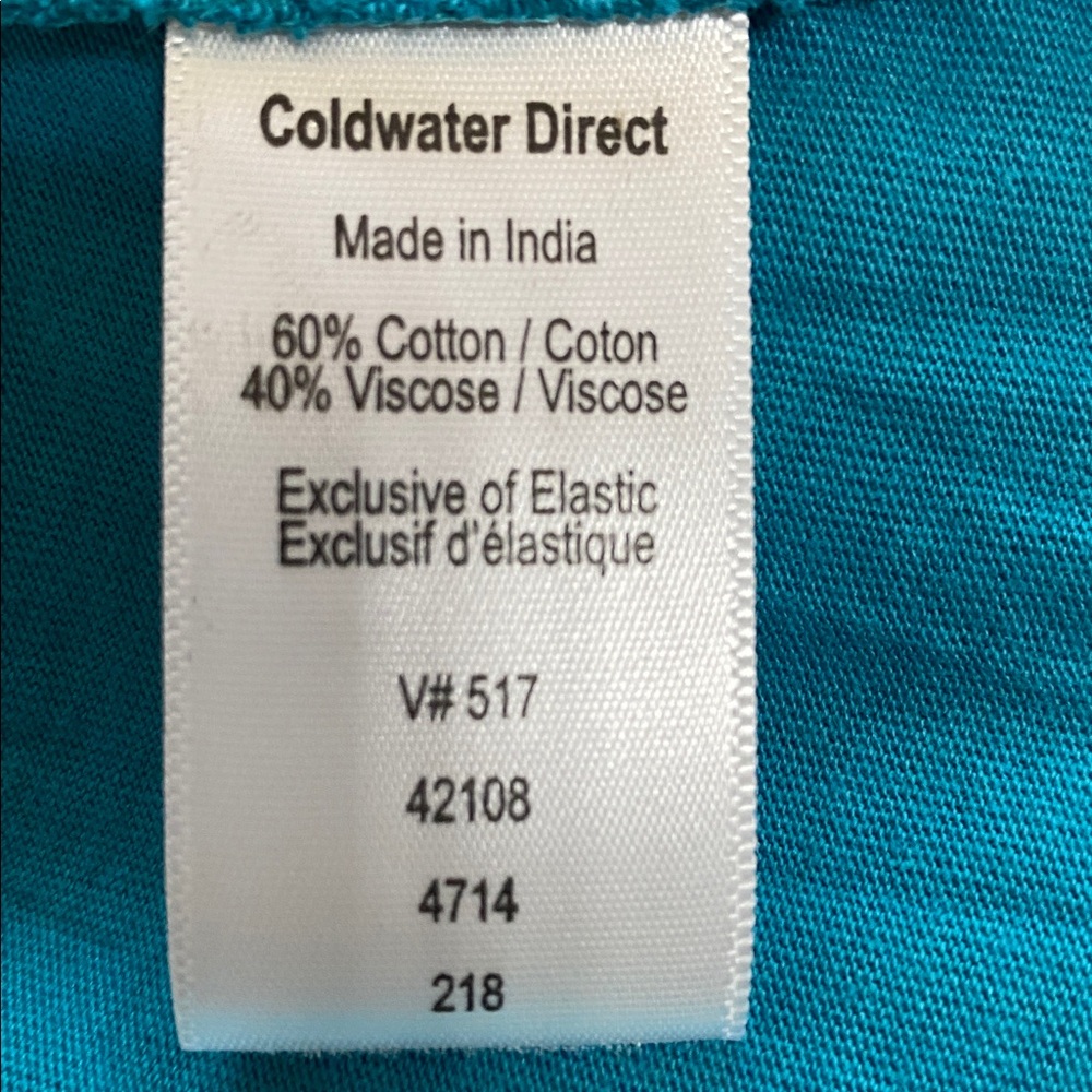 Coldwater Creek Smocked Teal Midi Sleeveless Dress - Picture 8 of 9